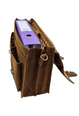 LandLeder Leather bags - Hillburry Briefcase Cambridge Hunter Leather Tan