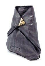 HillBurry Leren rugzakken Leren shoppers - HillBurry Crossbody-Sling bag Gewassen Leer zwart