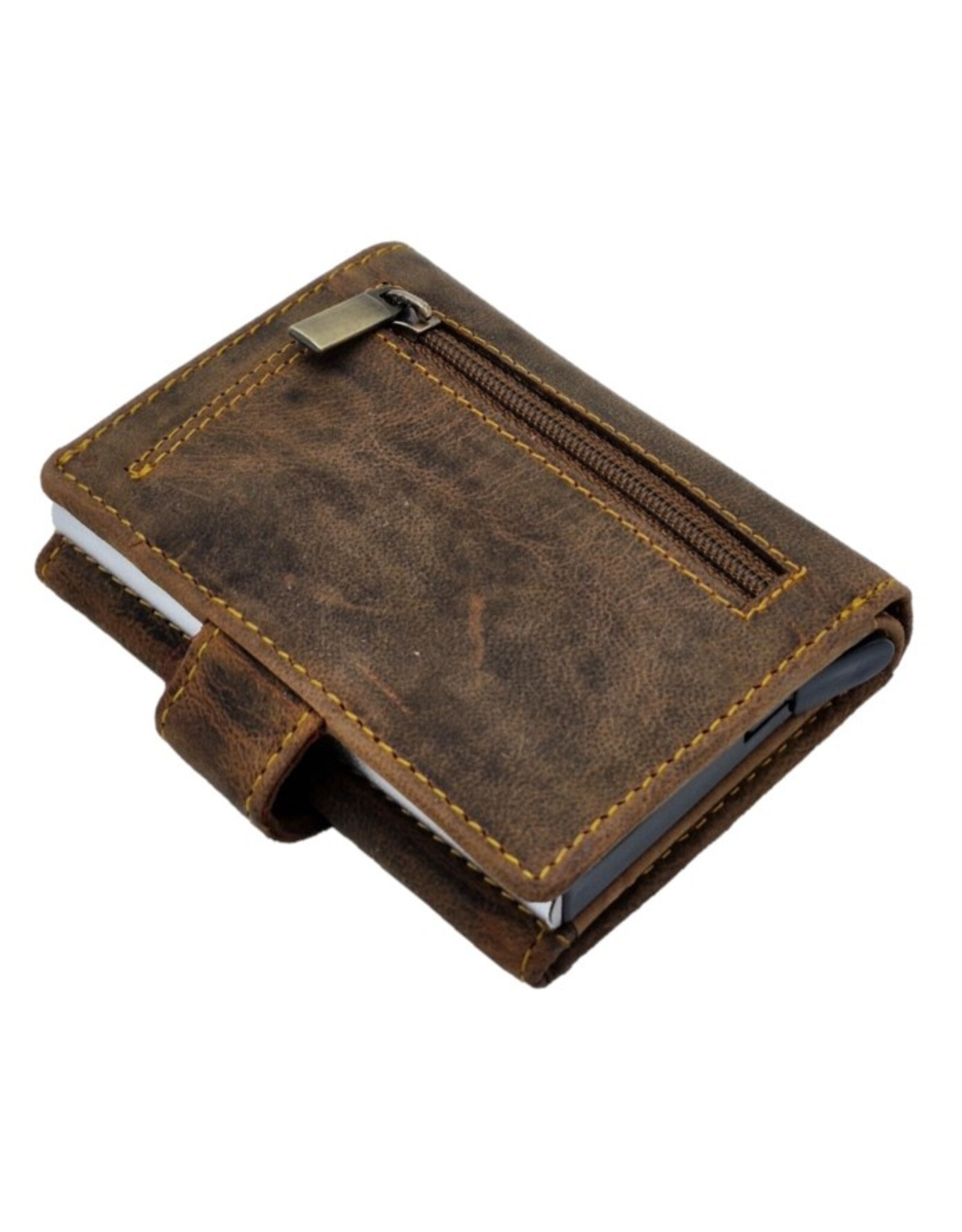 Hunters Leather Wallets - Hunters Safety Wallet for 8 cards