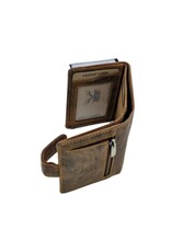 Hunters Leather Wallets - Hunters Safety Wallet for 8 cards
