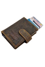Hunters Leather Wallets - Hunters Safety Wallet for 8 cards