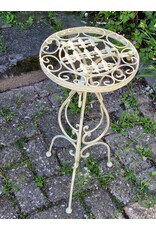 Trukado Miscellaneous - Iron Vintage Plant Table off white