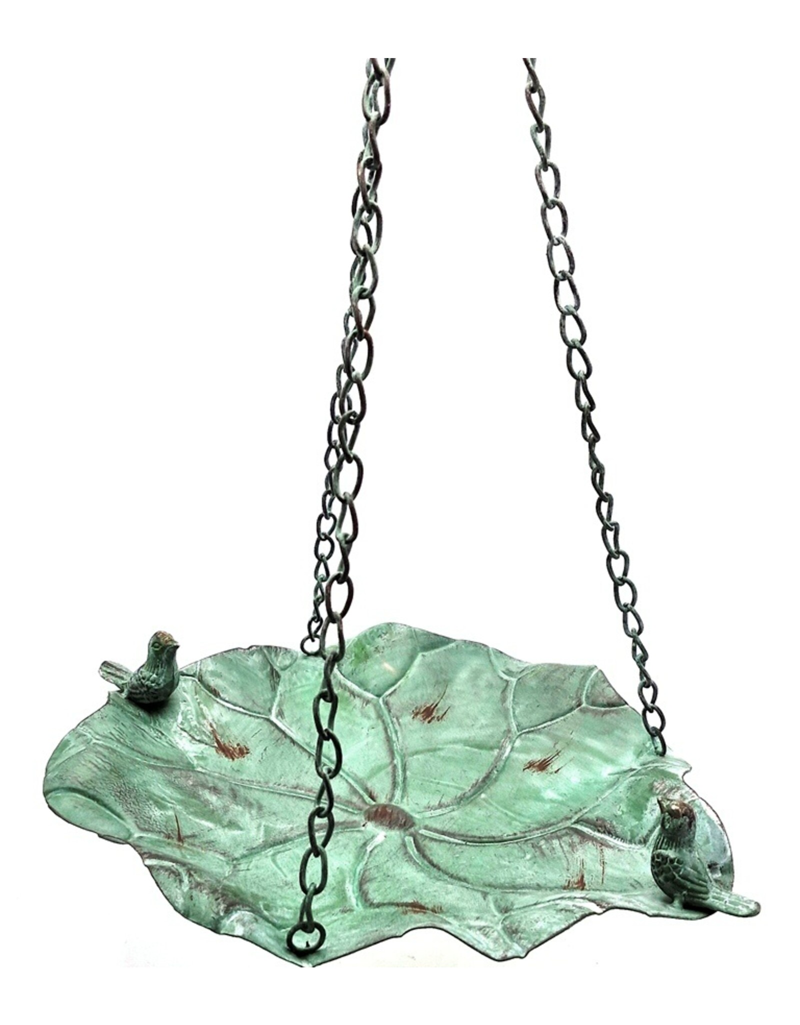 SH Miscellaneous - Birdbath-Feeding Bowl - leaf shaped groen