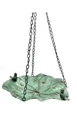 SH Miscellaneous - Birdbath-Feeding Bowl - leaf shaped groen