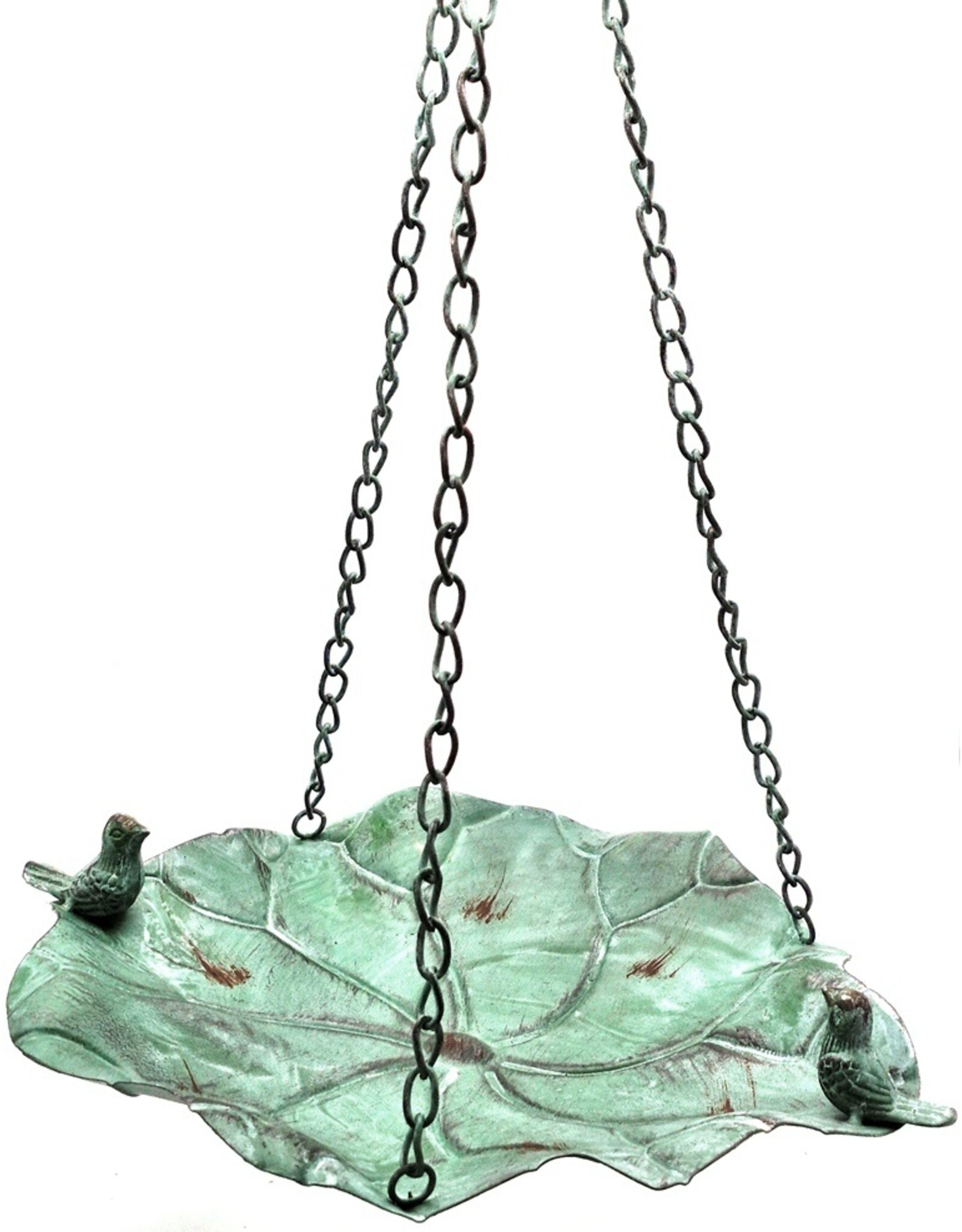 SH Miscellaneous - Birdbath-Feeding Bowl - leaf shaped groen