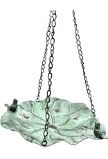 SH Miscellaneous - Birdbath-Feeding Bowl - leaf shaped groen