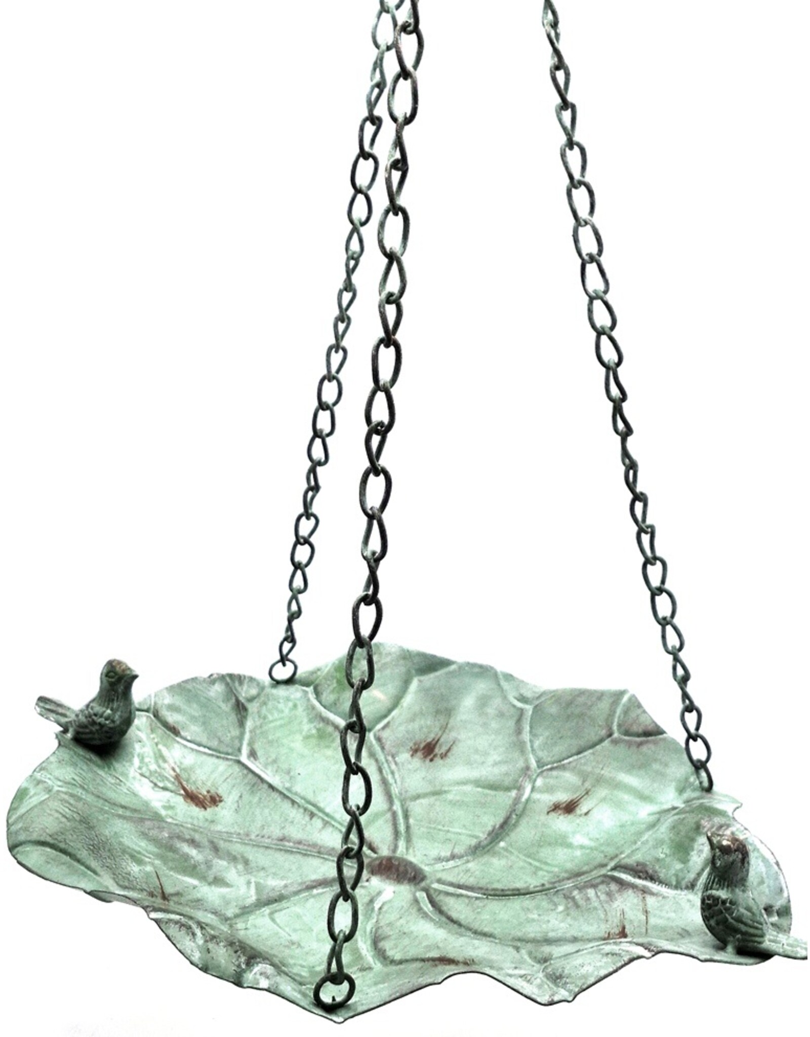 SH Miscellaneous - Birdbath-Feeding Bowl - leaf shaped groen