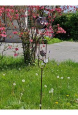 SH Miscellaneous - Metalen Tuinsteker Uiltjes (wiegend) 144cm