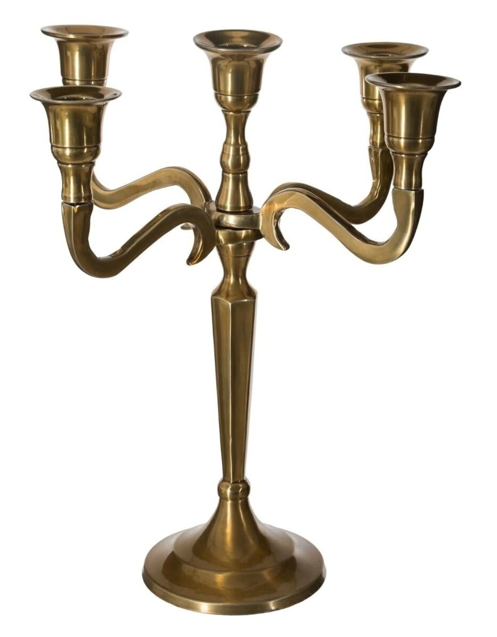 Atmosphera Giftware Figurines Collectables - Five-armed Candlestick Art Deco style metal 28cm