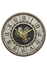 Atmosphera Miscellaneous - Wall Clock Stella with Moving Cogwheels 57cm
