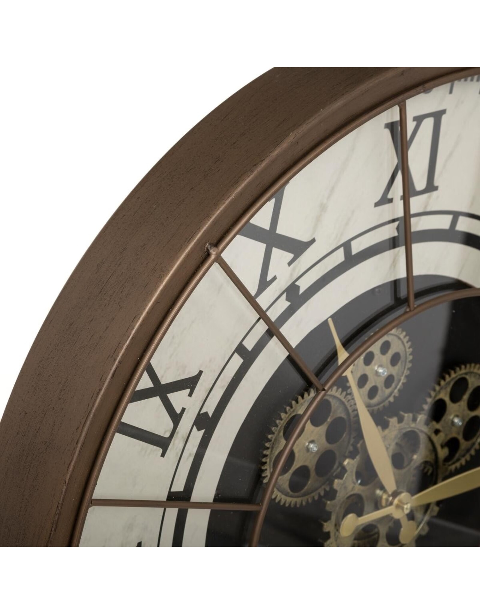 Atmosphera Miscellaneous - Wall Clock Stella with Moving Cogwheels 57cm