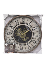 Atmosphera Miscellaneous - Wall Clock Stella with Moving Cogwheels 57cm