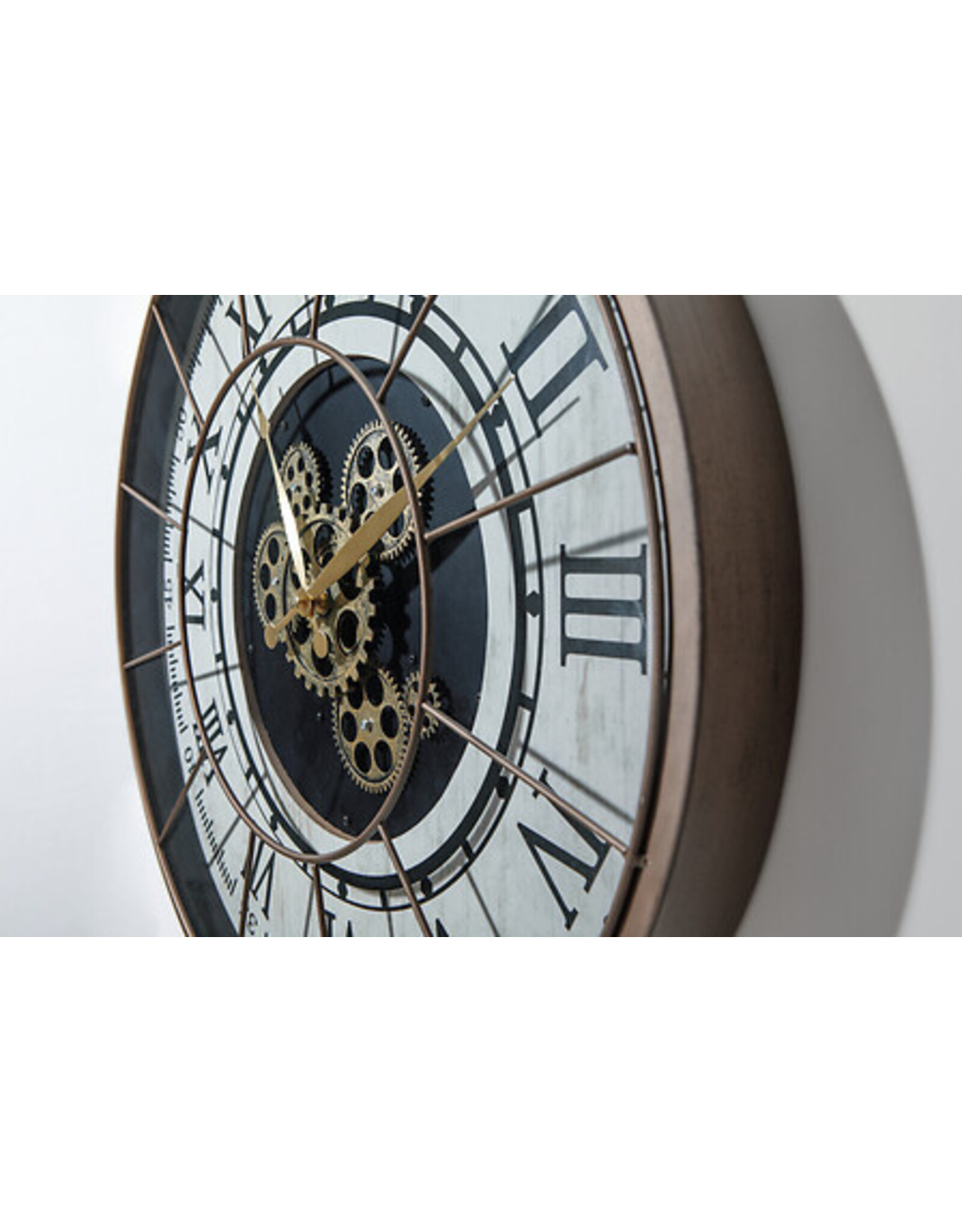 Atmosphera Miscellaneous - Wall Clock Stella with Moving Cogwheels 57cm