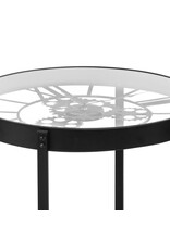 Atmosphera Giftware & Lifestyle - Koffietafel met Echte Klok diameter 50cm