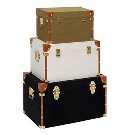 Atmosphera Cabin Case/Travel Chest Twisted Lime set of 3 heavy quality