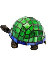 Trukado Giftware & Lifestyle -  Turtle Atmosphere Lamp Tiffany Style Green