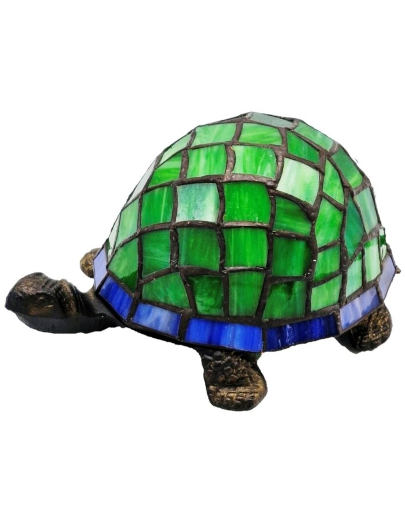 Trukado Giftware & Lifestyle -  Schildpad Sfeerlamp  Tiffany Stijl groen