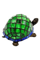 Trukado Giftware & Lifestyle -  Schildpad Sfeerlamp  Tiffany Stijl groen