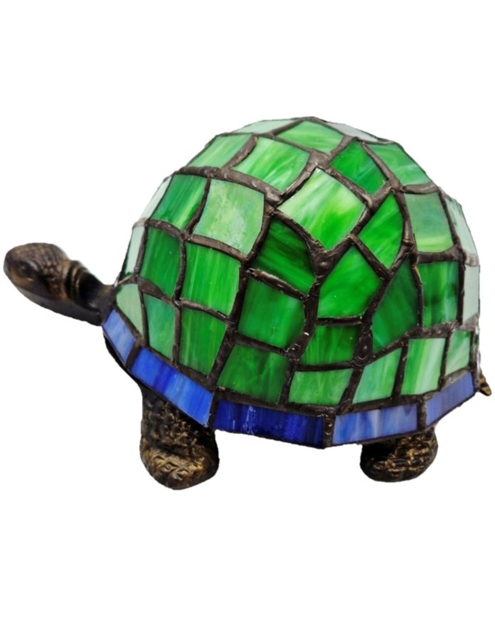 Trukado Giftware & Lifestyle -  Schildpad Sfeerlamp  Tiffany Stijl groen