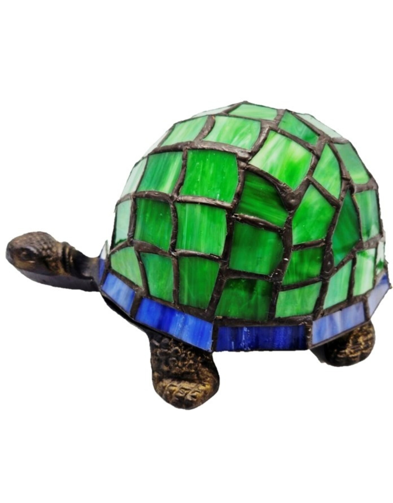 Trukado Giftware & Lifestyle -  Schildpad Sfeerlamp  Tiffany Stijl groen