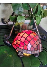 Trukado Giftware & Lifestyle - Turtle Atmosphere Lamp Tiffany Style red