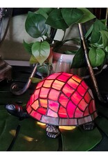 Trukado Giftware & Lifestyle - Turtle Atmosphere Lamp Tiffany Style red