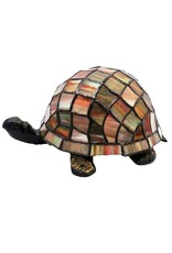 Trukado Giftware & Lifestyle - Turtle Atmosphere Lamp Tiffany Style red