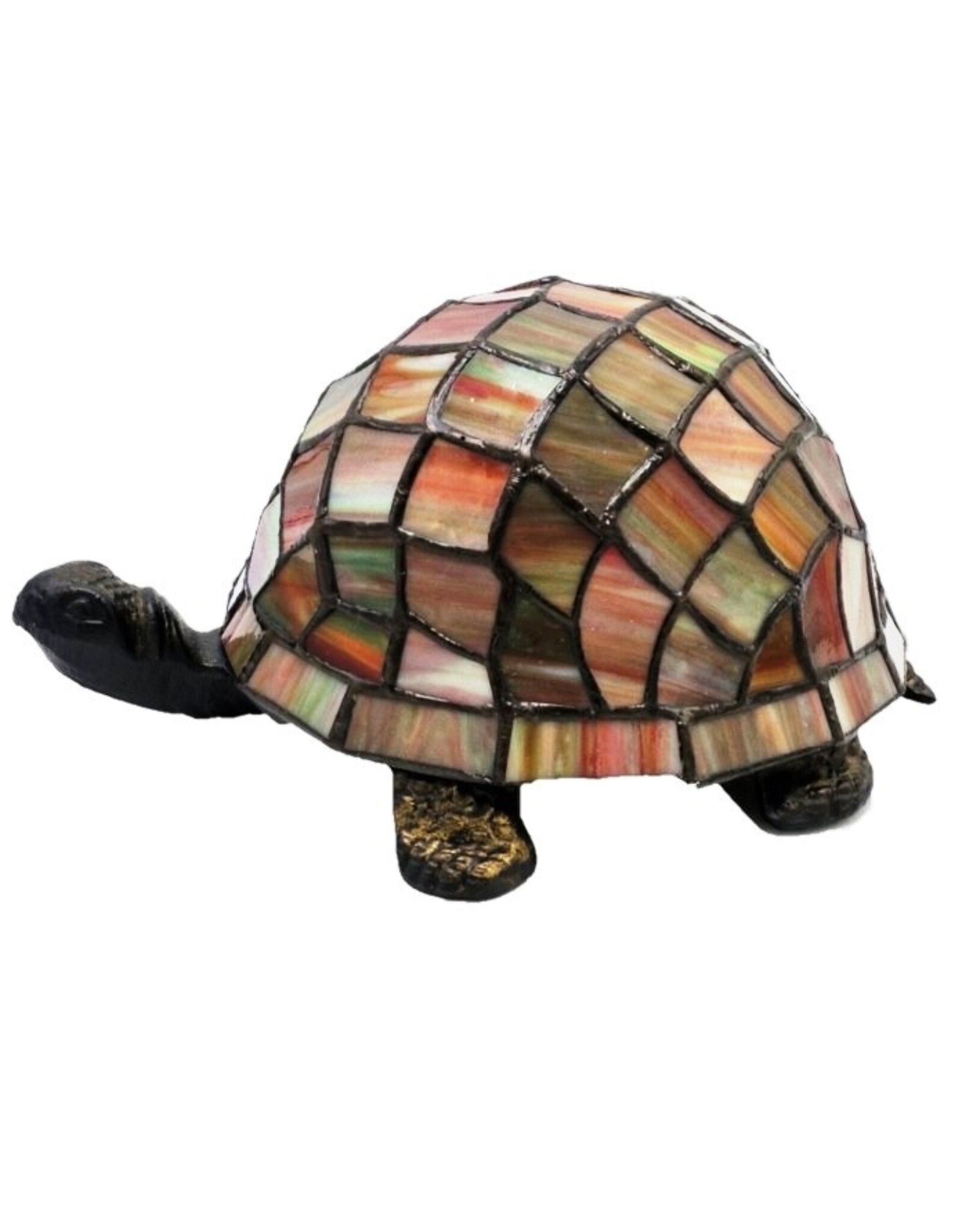 Trukado Giftware & Lifestyle - Turtle Atmosphere Lamp Tiffany Style red
