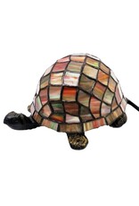 Trukado Giftware & Lifestyle - Turtle Atmosphere Lamp Tiffany Style red