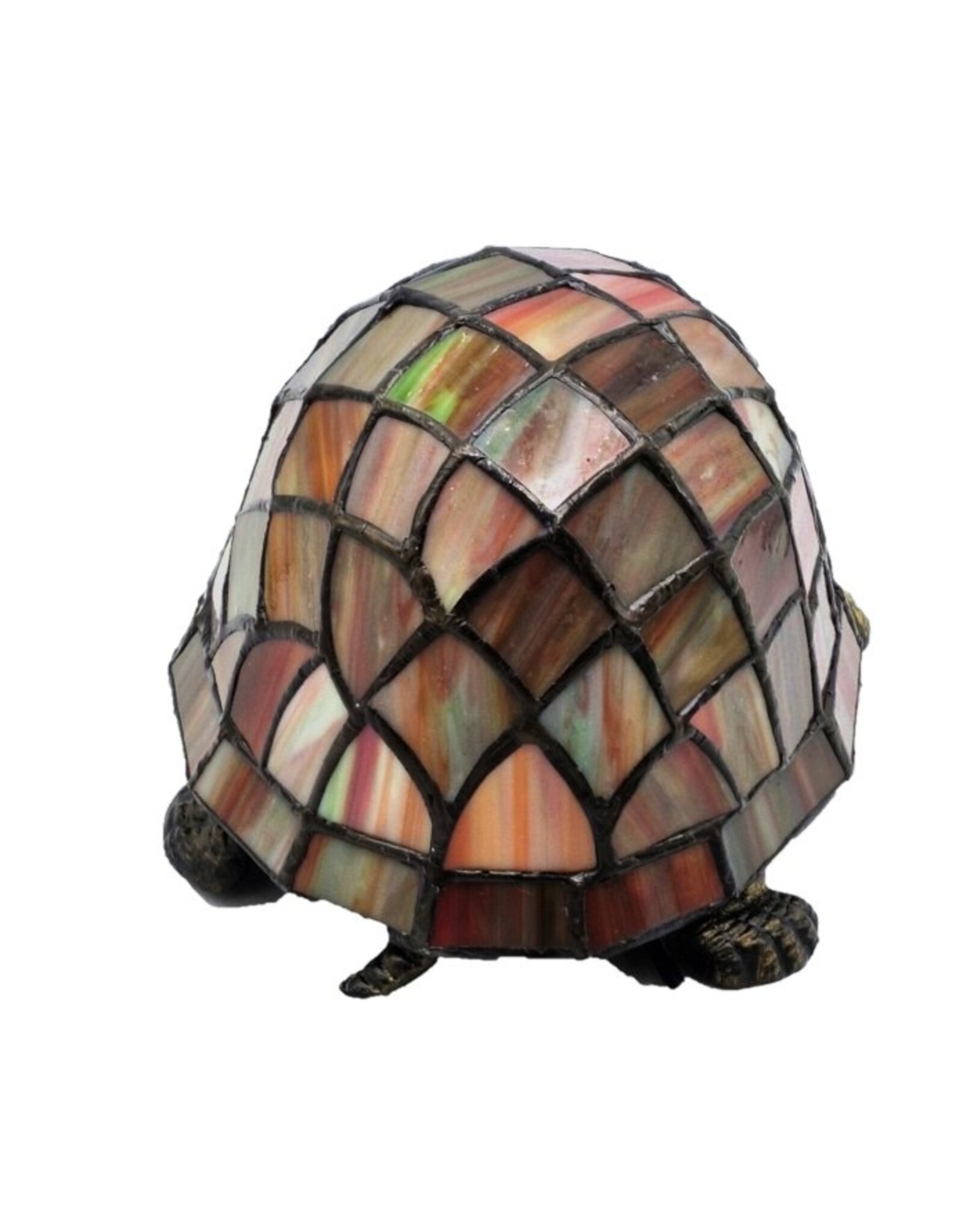 Trukado Giftware & Lifestyle - Turtle Atmosphere Lamp Tiffany Style red