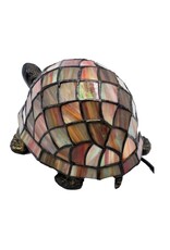 Trukado Giftware & Lifestyle - Turtle Atmosphere Lamp Tiffany Style red
