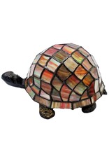 Trukado Giftware & Lifestyle - Schildpad Sfeerlamp  Tiffany Stijl rood
