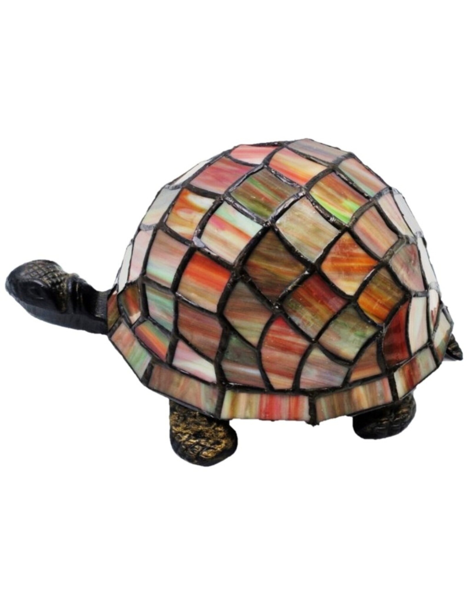 Trukado Giftware & Lifestyle - Turtle Atmosphere Lamp Tiffany Style red
