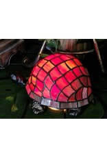 Trukado Giftware & Lifestyle - Turtle Atmosphere Lamp Tiffany Style red