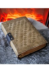 JM Handicrafts Miscellaneous - Celtic Wolf Leather Journal with lock