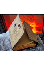 JM Handicrafts Miscellaneous - Celtic Wolf Leather Journal with lock