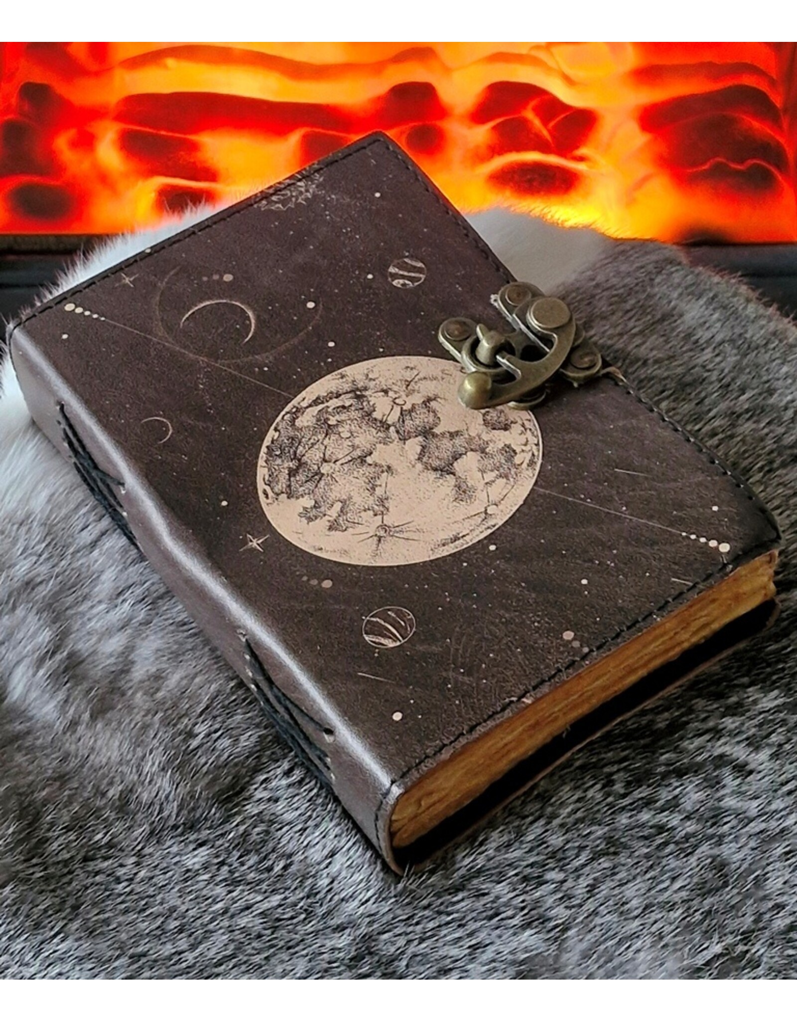 JM Handicrafts Miscellaneous - La  Luna Leather Vintage Journal