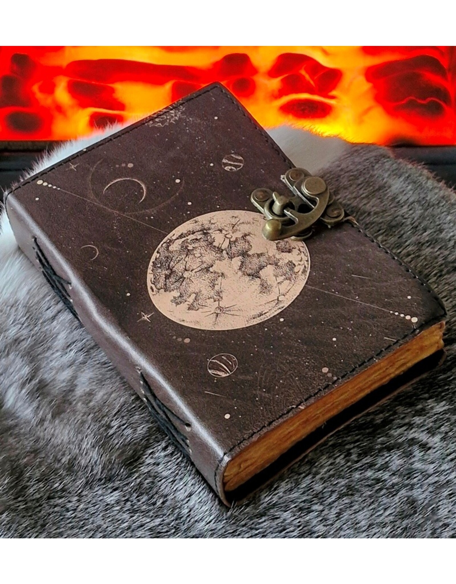 JM Handicrafts Miscellaneous - La  Luna Leather Vintage Journal