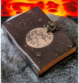 JM Handicrafts La Luna Leren Vintage Notitieboek