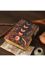 ONK Miscellaneous - Magic Forest Leather Notebook Moon Phases 18x13cm