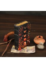 ONK Miscellaneous - Magic Forest Leather Notebook Moon Phases 18x13cm