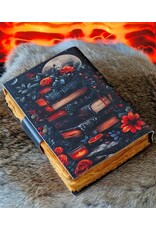 RK Handicrafts Miscellaneous - Leren Dagboek  met Boekenkast print