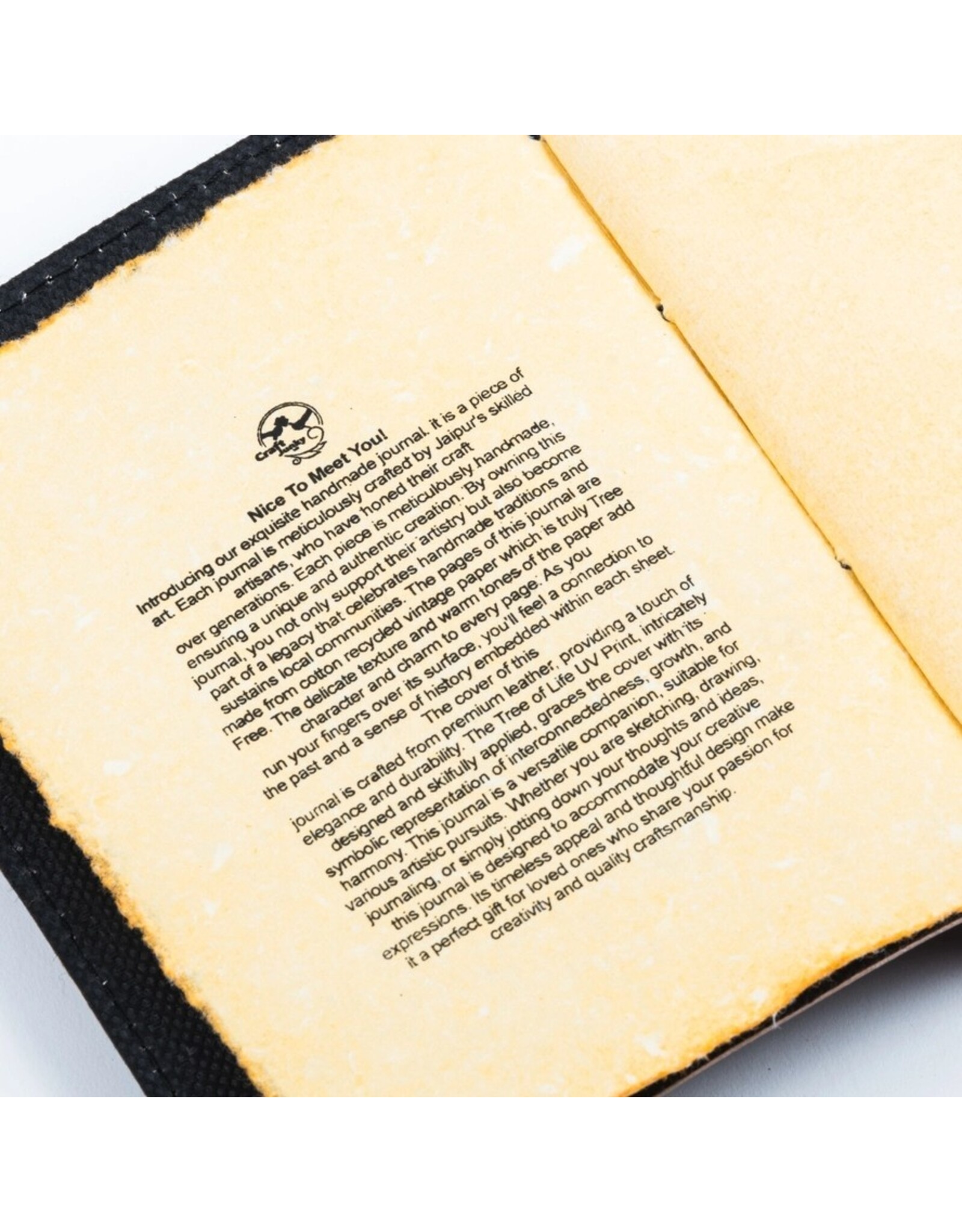 RK Handicrafts Miscellaneous - Leather Journal Never Give Up On Your Dreams