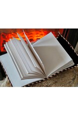 MITHD Miscellaneous - Leren Dagboek Met  Drie Stenen en Dubbele Sluiting