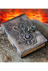 MITHD Miscellaneous - Draken Leren Dagboek met Slot Amethist