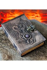 MITHD Miscellaneous - Draken Leren Dagboek met Slot Amethist