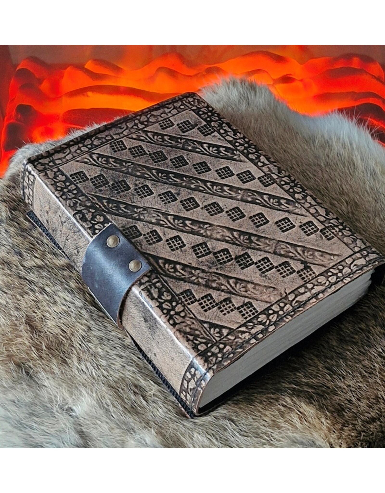 MITHD Miscellaneous - Keltisch Kruis Leren Dagboek  met slot