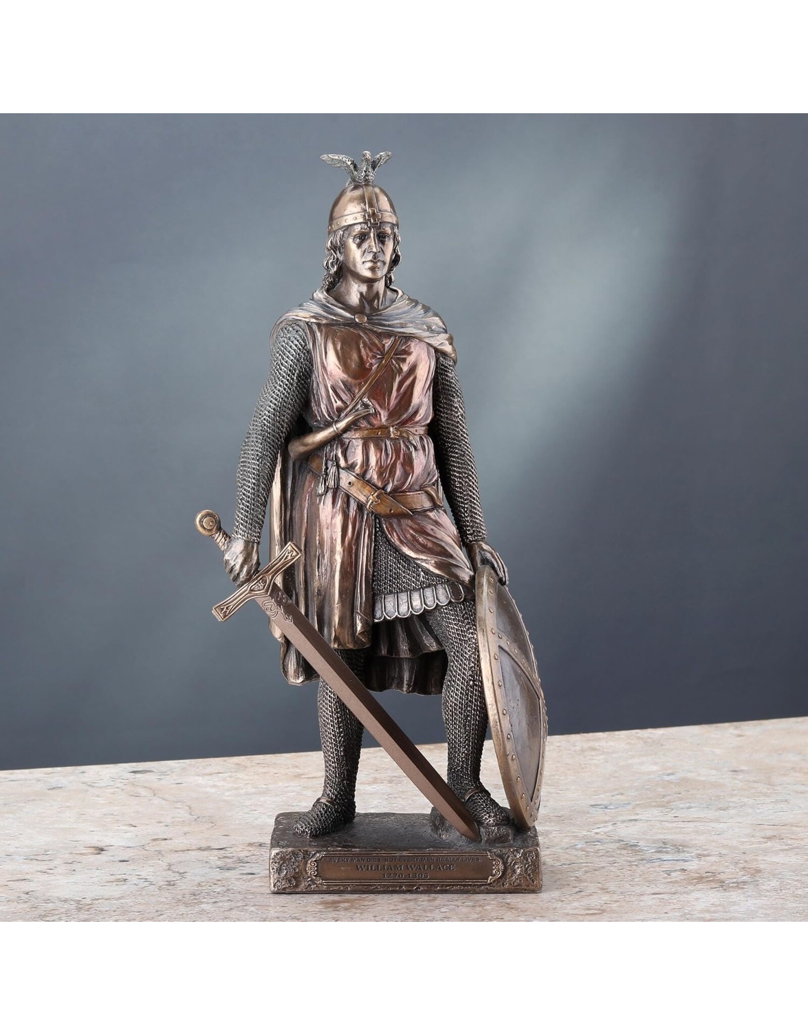 Veronese Design Giftware Figurines Collectables - Scottish Knight Sir William Wallace Veronese Design