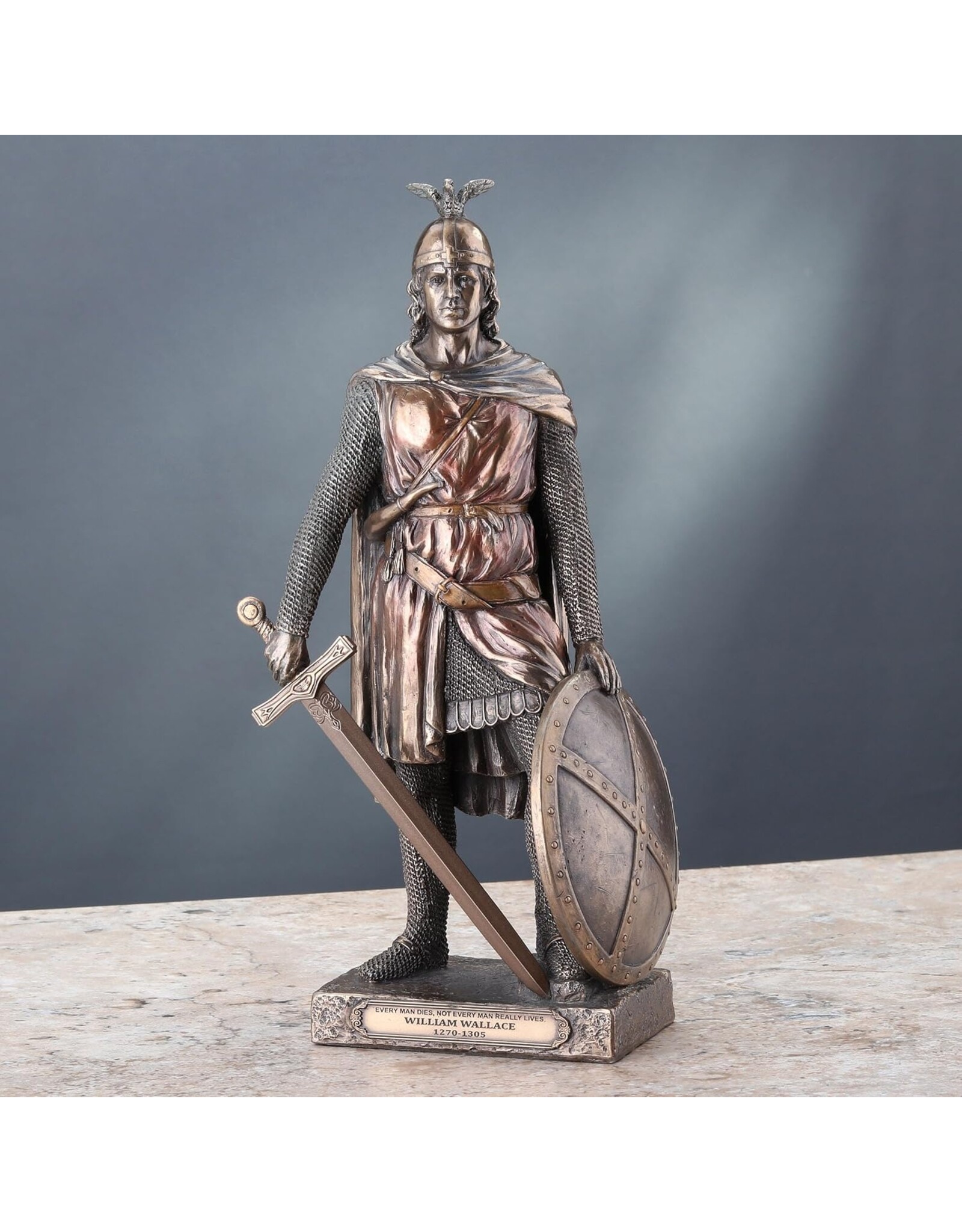 Veronese Design Giftware Figurines Collectables - Scottish Knight Sir William Wallace Veronese Design
