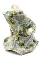 JB Giftware & Lifestyle - Kikkerbeeldje van Marmer - 10cm